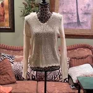 Papaya hooded knitted light sweater